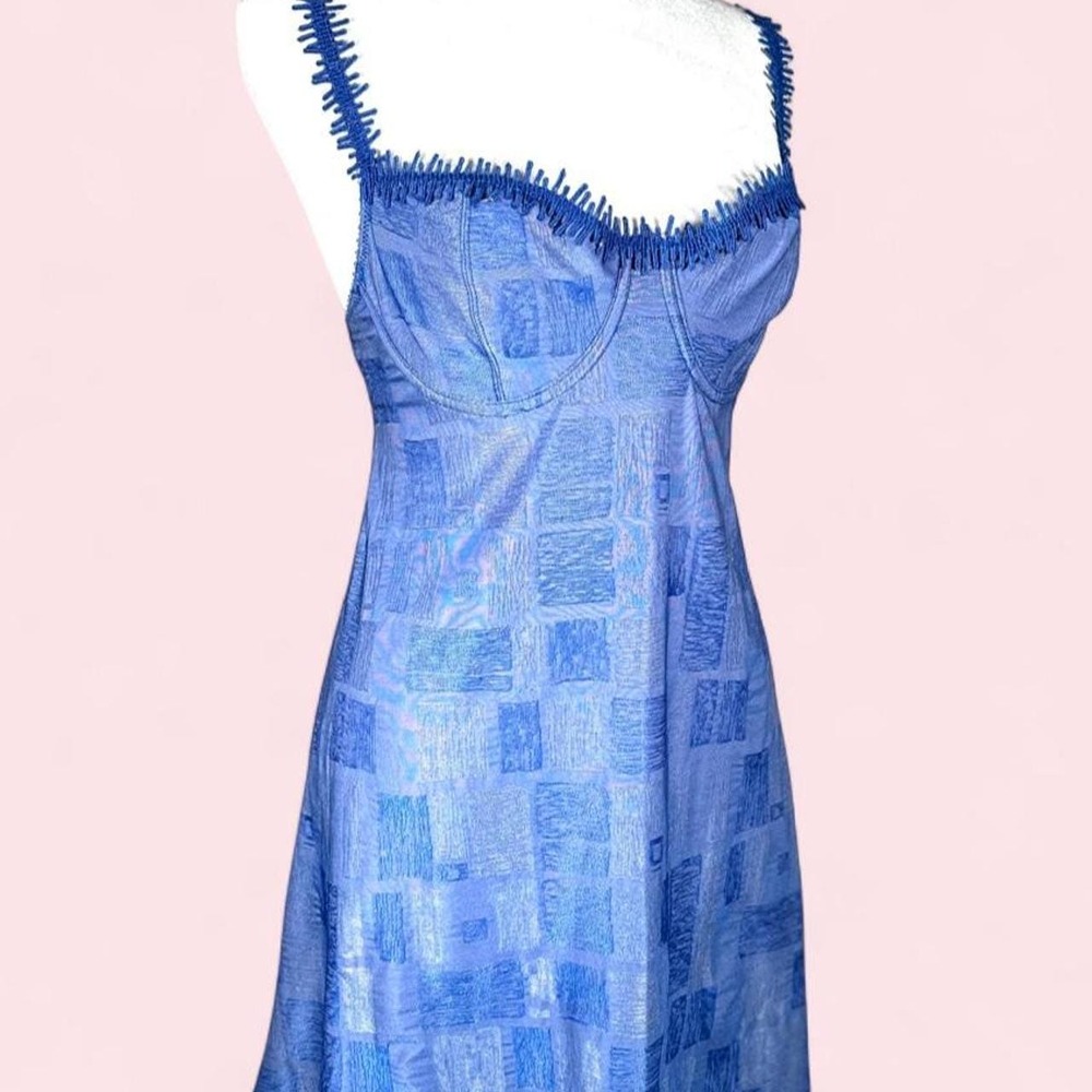 Vintage Y2K Night Gown, Whimsi Blue, Size Large